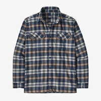 Patagonia Shirt Fjord Flannel Midweight Fields New Navy image