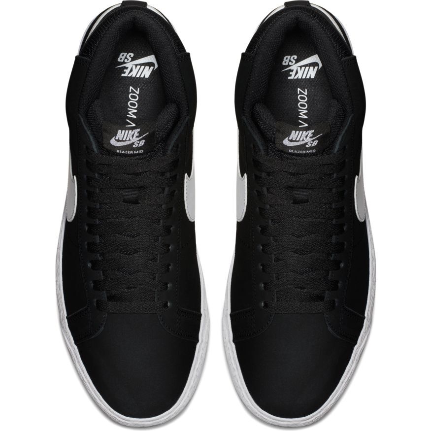 Nike SB Blazer Mid Black/White - Skateboarding Shoes for Unbeatable ...