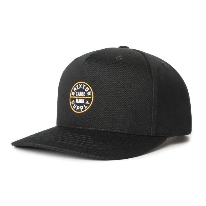 Brixton Hat Oath 110 MP Snapback Black/Gold