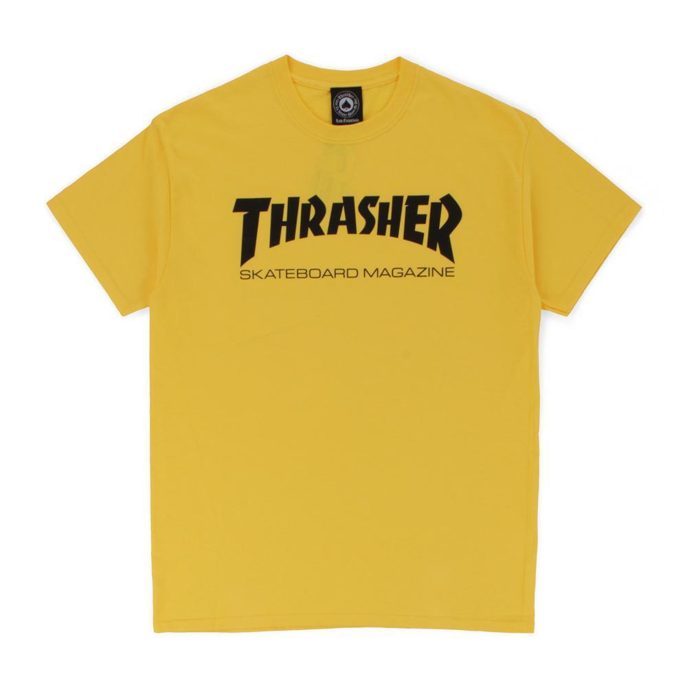 Thrasher Tee Skate Mag Logo Yellow