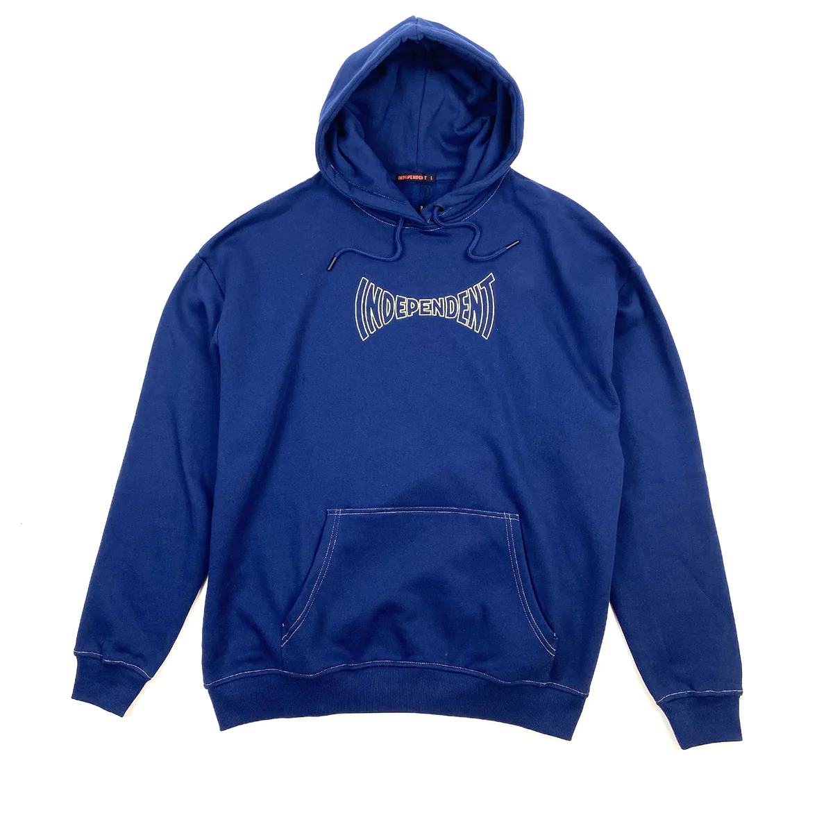 Independent Jumper Spanning Contrast Hoody Navy