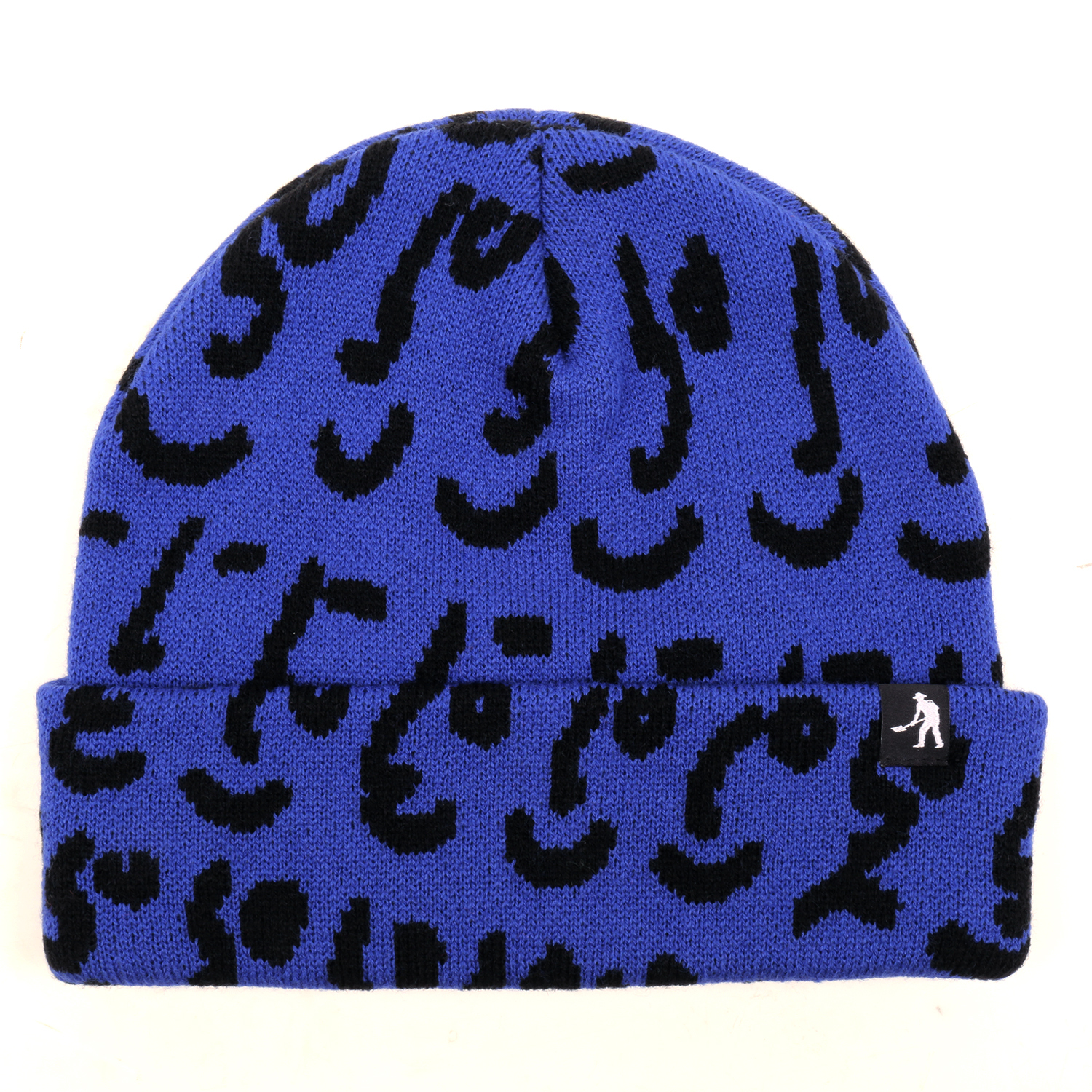 Passport Beanie Many Faces Royal Blue