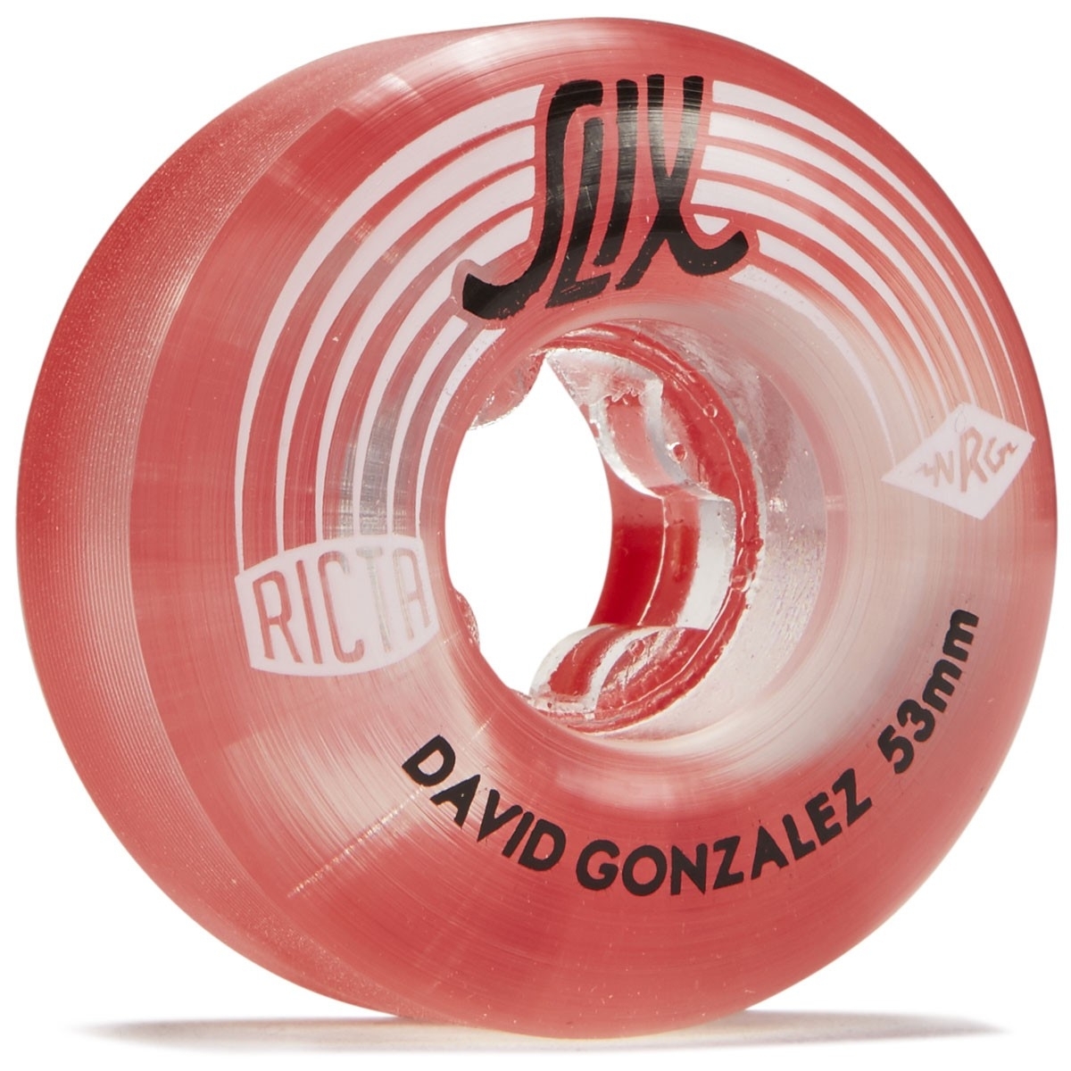 Ricta Wheels Crystal Slix David Gonzalez Red 99a 53mm