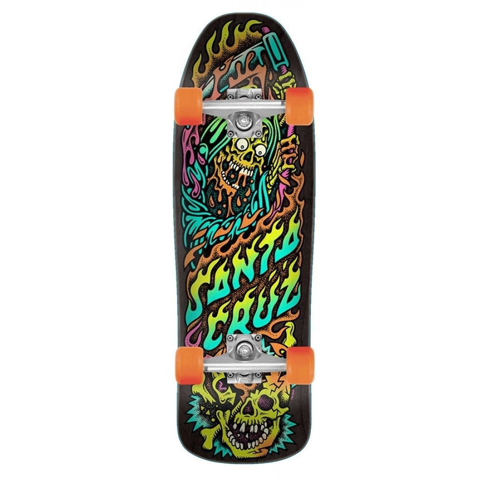 Santa Cruz Complete Death Party 80s Cruzer 9.35 x 31.7