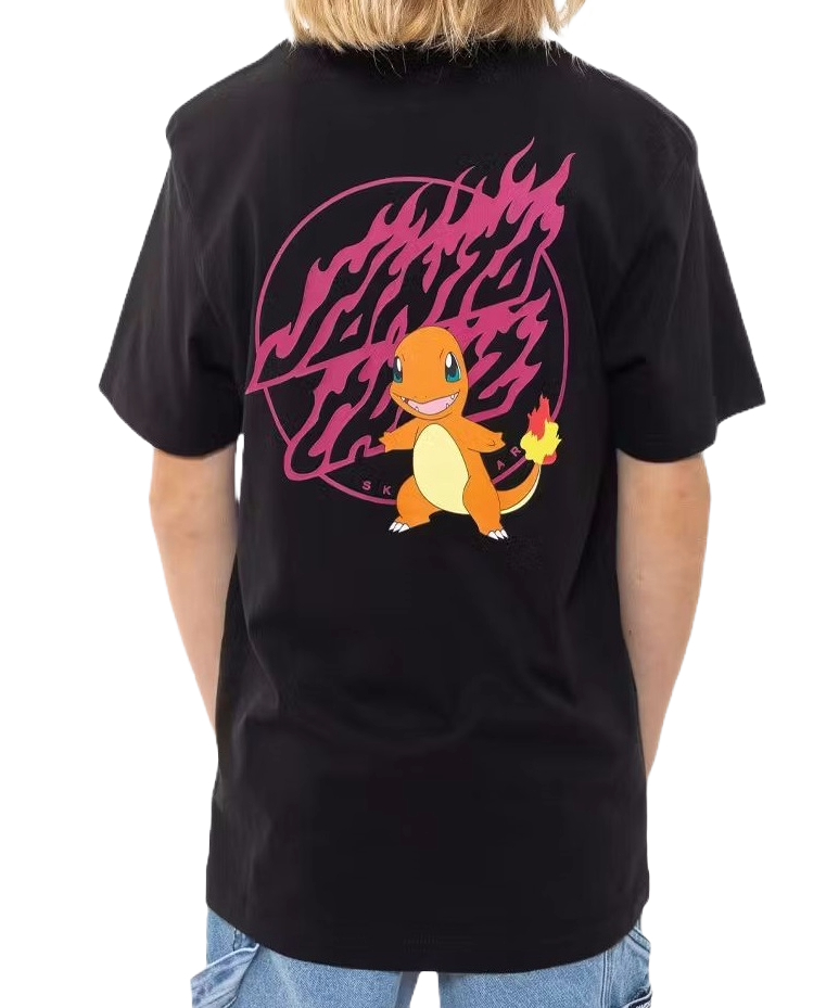 Santa Cruz Pokemon Youth Tee Fire Type 1