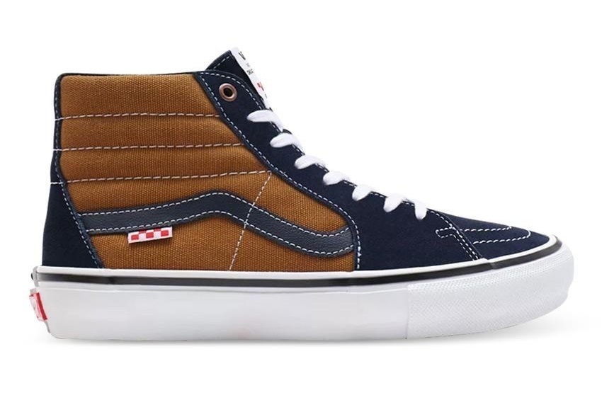 Vans Sk8-Hi Skate Reynolds Navy Golden Brown