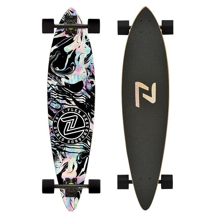 Z-Flex Complete Longboard Pintail Acid Black