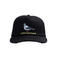 Antihero Hat Lil Pigeon Snapback Black/Yellow image