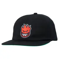 Spitfire Hat Lil Bighead Fill Leather Strapback Black/Red/Green image