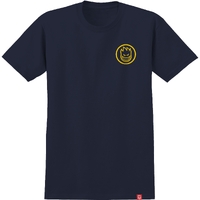 Spitfire Tee Classic Swirl Navy/Yellow image