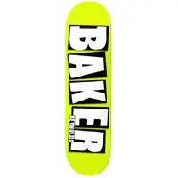 Baker Deck Reynolds Brand Name Neon Yellow B2 8.38 Inch Width image