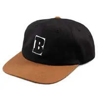 Baker Hat Capital B Black/Brown Snapback image