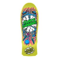 Santa Cruz Deck Explode Clock Claus Grabke Yellow 10.04 Inch Width image