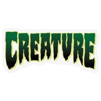 Creature Sticker Logo Dark Green 10cm Wide image
