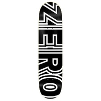 Zero Deck Bold Black/White 8.0 Inch Width image