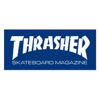 Thrasher Sticker Skate Mag Blue White 9.2 Inch image