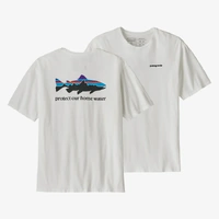 Patagonia Tee Home Water Trout Organic White image