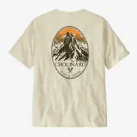 Patagonia Tee Chouinard Crest Pocket Responsibili-Tee Birch White image