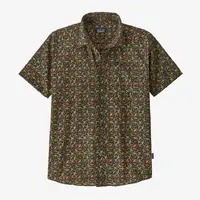 Patagonia Shirt Go To Short Sleeve Allens Party Ink Black image