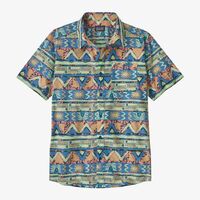 Patagonia Shirt Short Sleeve Go To High Hopes Geo Salamander Green image