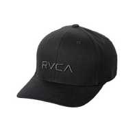 RVCA Hat Logo Flex Fit Black image