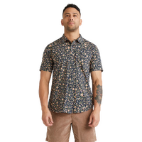 RVCA Shirt Botanical Navy Marine SS image