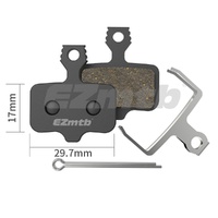 EZMTB E-Scooter Brake Pads Semi Metallic 29.7mm wide image