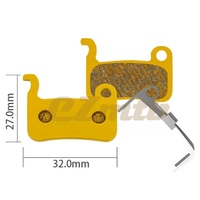 EZMTB E-Scooter Brake Pads Metallic 32mm wide image