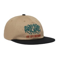 Huf Hat Movement 6 Panel Snapback Brown image