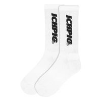 Ichpig Socks Sprinters Crew White US 9-12 image