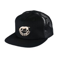 Passport Hat Fretworks Workers Trucker Black image