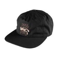 Passport Hat Frog lure Ripstop Workers Cap Black image