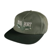 Passport Hat Lily Of The Valley Workers Cap Moss/Dark Military image