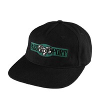 Passport Hat Ram Heavy Canvas Workers Cap Black image