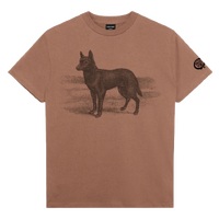 Passport Tee Kelpie Dusty Brown image