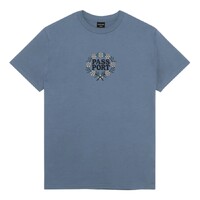 Passport Tee Wattle Stonewash Blue image