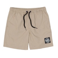 Santa Cruz Youth Shorts Elastic Waist Cruzier Solid Beach Tan image