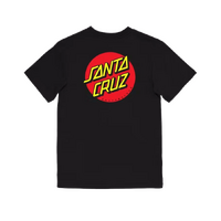 Santa Cruz Youth Tee Classic Dot Chest Black image