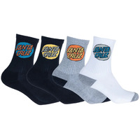 Santa Cruz Youth Socks Other Dot Crew Black/White/Grey 4pk US 2-8 image