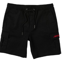 Santa Cruz Youth Shorts Cali Cargo Elastic Waist Black image