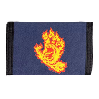 Santa Cruz Wallet Flaming Hand Navy image