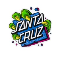 Santa Cruz Sticker Johnson Beast Dot Blue image