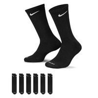 Nike Socks Crew Everyday Plus 6pk Black image