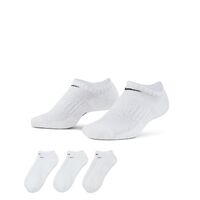 Nike Socks Everyday Cush No Show 3pk White/Black US 3-5 image