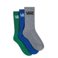 Vans Youth Socks 3pk Grey/Blue/Verdant Green US 1-6 image