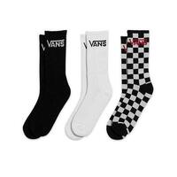 Vans Socks Classic Crew 3pk White/Black/Check US 7-9 image