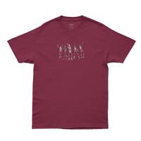 Eternal Tee Skeleton Maroon image