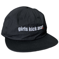 Foundation Hat Girls Kick Ass Black image