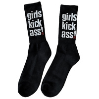 Foundation Socks Girls Kick Ass Black image