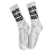 Foundation Socks Girls Kick Ass White image